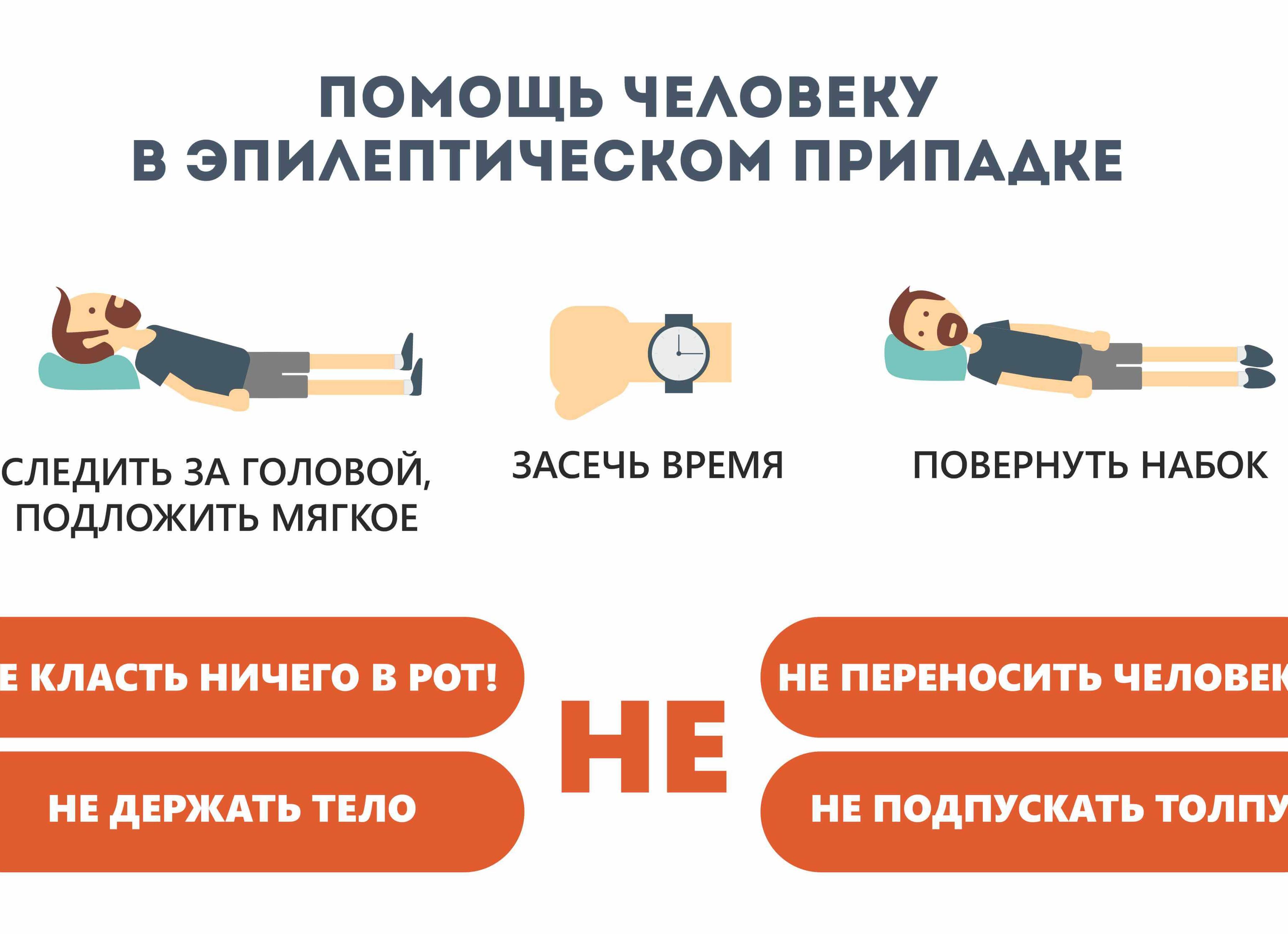Первая помощь при эпилептическом припадке