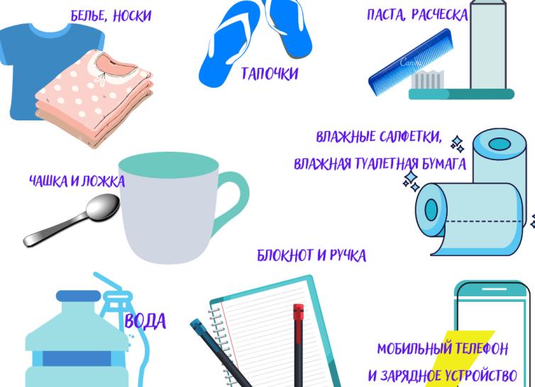 Что взять с собой при госпитализации в стационар. Практические советы.